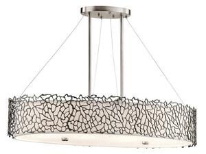 Hänglampa Kichler Silver Coral 864x175x406 mm - 864x175x406 mm