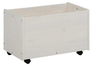 Leksakslåda/Skrin Alpi 68x39x43 cm, Vit - 68x39x43 cm, Vit