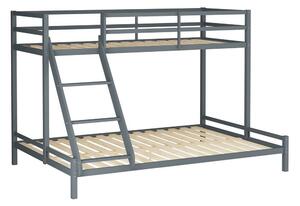 Våningssäng Alpi 280x142x143 cm, Grå - 280x142x143 cm, Grå