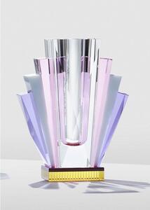 Reflections Copenhagen - South Beach Vase - Vas - Clear/ Pink Tones - 17 x 23 x 8 cm