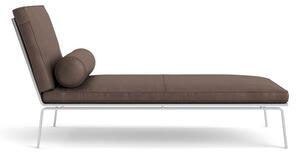 NORR11 - MAN Chaise Lounge - Daybed - Vintage Leather - Dark Brown 21001 - W82 x L150 x H34 x SH78 cm