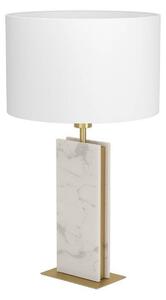 Bordslampa Eglo Belesar Mässing/Vit - Mässing/Vit