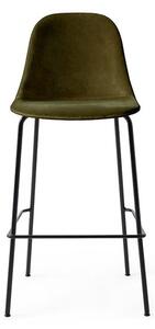 Audo Copenhagen - Harbour Bar Counter Chair / Black Steel Base - Barstol - Upholstery: City Velvet CA 7832/031 - W59 x D58,5 x H112 x SH73 cm