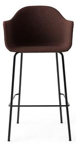 Audo Copenhagen - Harbour Bar Chair / Black Steel Base - Barstol - Upholstery: Colline 568 - W59 x D58,5 x H112 x SH73 cm