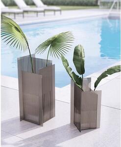 AYTM - FLOS Vase - Vas - Taupe - L27xW27xH59 cm