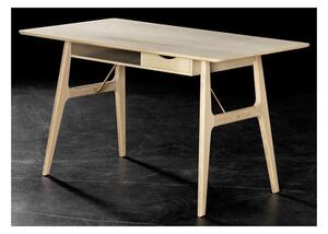 Risskov Møbelsnedkeri - RM13 Work Desk - Skrivbord - Oak tabletop / Oak frame - Oak drawer - L: 130 x B: 70 x H: 73 cm