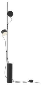 Muuto - Post Floor Lamp - Golvlampa - Black - Ø9,5 x 136,2 cm