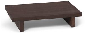 Ferm Living - Kona Side Table - Sängram - Dark Stained - W33,5 x H10 x D49 cm