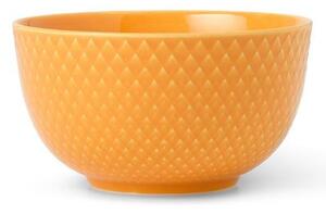 Lyngby Porcelain - Rhombe bowl Ø11 cm - Skål - Yellow - H: 6,5 Ø: 11 cm