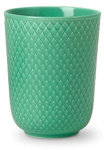 Lyngby Porcelain - Rhombe Mug 33 cl - Mugg - Green - H: 10,5 Ø: 8,5 cm