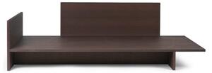 Ferm Living - Kona Bed - Sängram - Dark Stained - W: 207 x H: 65 x D: 97 cm