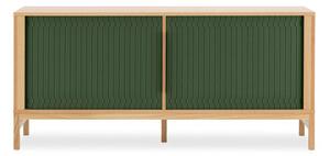 Normann Copenhagen - Jalousi Sideboard - Skänk - Dark green - L: 161 x D: 40 x H: 75 cm