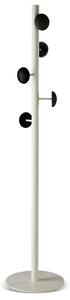 Bent Hansen - Button-Up & Hang-Up - Krokar - Hang-Up White with 5 optional Button-Up hooks - Ø: 39 x H: 177 cm