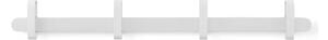 Normann Copenhagen - Hoop Coat Rack - Krokar - White - H: 10,5 x L: 81,5 x D: 5,3 cm - 0,7 kg