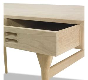 Snedkergaarden - ND93 Desk - Skrivbord - Oak 2 Drawers - B115 D75 H76