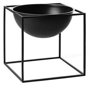 Audo Copenhagen - Kubus Bowl - Skål - Black Large - 23 x 23 cm