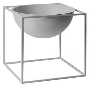 Audo Copenhagen - Kubus Bowl - Skål - Cool Grey Large - 23 x 23 cm