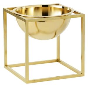 Audo Copenhagen - Kubus Bowl - Skål - Brass Small - 14 x 14 cm