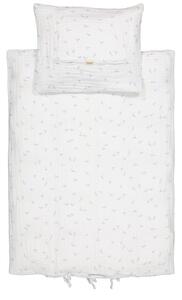 MarMar Copenhagen - Bed Linen Baby - Bonded Muslin - Sängkläder för barn - 1664 Dolphin - W70 x L100 cm