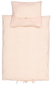 MarMar Copenhagen - Bed Linen Baby - Bonded Muslin - Sängkläder för barn - 1663 Dahlia - W70 x L100 cm