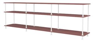 Montana - Montana Free 111222 - Frame: Newwhite - Hyllsystem - 231 Masala Structure - W203.4 x H64.4 x D38 cm
