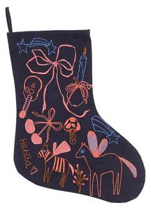 HABIBA - Nova Christmas Sock - Julstrumpa - Indigo - Onesize