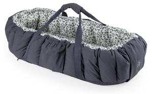 Sebra - 3-in-1 Babynest - Baby Nest - Blue Olive - H19 x L72 x B40 cm