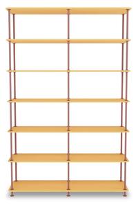 Montana - Montana Free 660000 - Frame: Masala - Hyllsystem - 233-AcaciaStructure - W138,4xH210,2xD38 cm