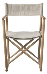 FDB Møbler / Furniture - J138 - Foldestol - Matstol - Oak Oiled / Linen Natural - W59 x D54 x H88 cm