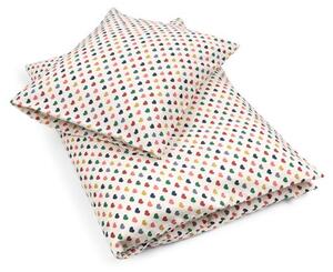 Konges Sløjd - Baby Bedding Gots - Sängkläder för barn - COEUR COLORÉ - 100 x 70 cm / 40 x 45 cm