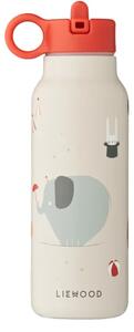 LIEWOOD - Falk Water Bottle - Dricksflaska för barn - Circus / Sandy - H19,2 x D6,5 cm