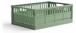 Made Crate - Made Crate Maxi - Lådor - green bean green - W48 x L34 x H17 cm