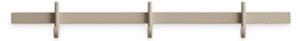 String Furniture - Relief Hook Rail - Garderobskrokar - Beige - Small - W41 x H5,2 x W4,7 cm