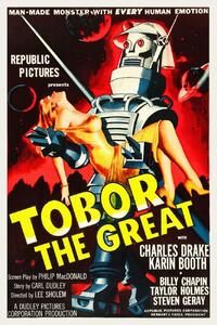 Konsttryck Tobor the Great / Robot (Retro Movie), (26.7 x 40 cm)