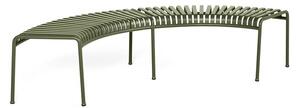 HAY - Palissade park bench - incl. middle leg - Trädgårdsbänk - Olive - W218 X D89.5 X H45 X SH45