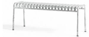 HAY - PALISSADE / Bench - Trädgårdsbänk - Hot Galvanised - W120 x D42 x H45 cm