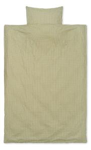 Ferm Living - Check Sengetøj - Sängkläder för barn - Lemon / Olive - (Baby) B70 x H100 cm