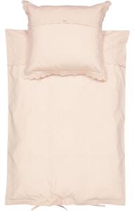 MarMar Copenhagen - Bed Linen Scallop Baby - Sängkläder för barn - Beige Rose - W:70 x L:100 cm