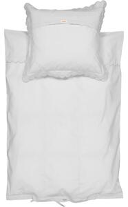 MarMar Copenhagen - Bed Linen Scallop Baby - Sängkläder för barn - Morning Dew - W:70 x L:100 cm