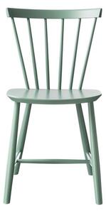 FDB Møbler / Furniture - J46 av Poul M. Volther - Matstol - Beech/Dusty Green - H80 x L45 x W48,5 cm