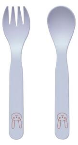 OYOY MINI - Pullo Cutlery - Bestick för barn - Ice Blue - L:13.5 x W:2.8 cm / L:13.5 x W:2.8 cm