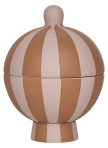 OYOY LIVING - Toppu Bonbonniere - Skål - Caramel / Rose - W:8.5 x H:11.5 cm