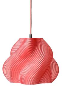 Crème Atelier - Soft Serve Pendant 02 - Hängande lampa - Peach Sorbet - Chrome - H25 cm W31 cm