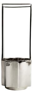 Hein Studio - Ikebana vase - Vas - Silver - W:19 x H:30 cm