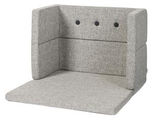 By KlipKlap - KK Play Fold - Square - Barnsoffa - MULTI GREY W. GREY - 90x90 x H:30 CM