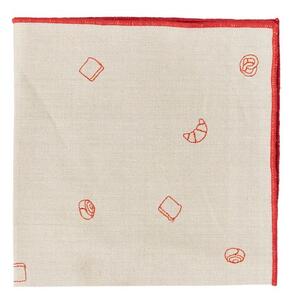 Broste CPH - Bread Napkin - Servetter av tyg - Pumpkin Orange - W45 x L45 cm