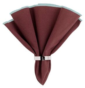 Broste CPH - Wilhelmina Napkin - Servetter av tyg - Decadent Chocolate - Ø45 cm