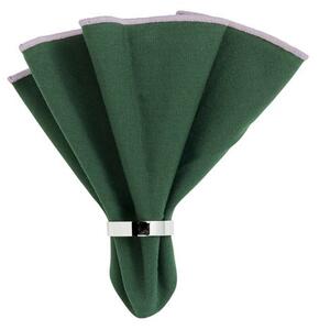 Broste CPH - Wilhelmina Napkin - Servetter av tyg - Forest Green - Ø45 cm