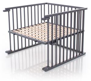 Babybay - babybay Cot Conversion Kit suitable for model Maxi and Boxspring - Spjälsäng - Grey Varnished - W95 x D94 x H79 cm