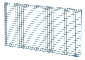 Kalager Design - Wire Panel - Medium - Anslagstavla - Pastel Blue - L94,5 x D3 x H51,5 cm